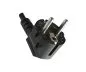 Preview: Power Cord CEE 7/7 90° to C19, 1,5mm², VDE, black, length 3,00m